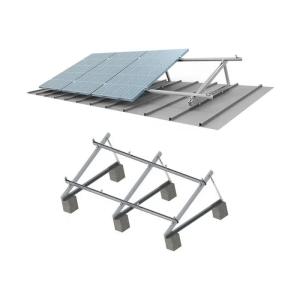 Durability Adjustable Solar Panel Mounting Brackets Structure With Firm Grip Stainless Steel