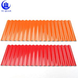 China Heat Resistant Soundproof APVC PVC Roof Tiles For Greenhouse factory