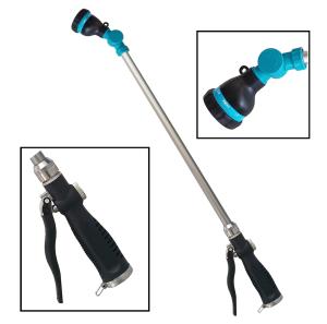 China Metal Long Reach Watering Wand / Pivoting Head &amp; Front Trigger factory