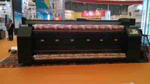 China Sublimation Plotter Digital Fabric Printing Machine Indoor / Outdoor With Heating Machine factory
