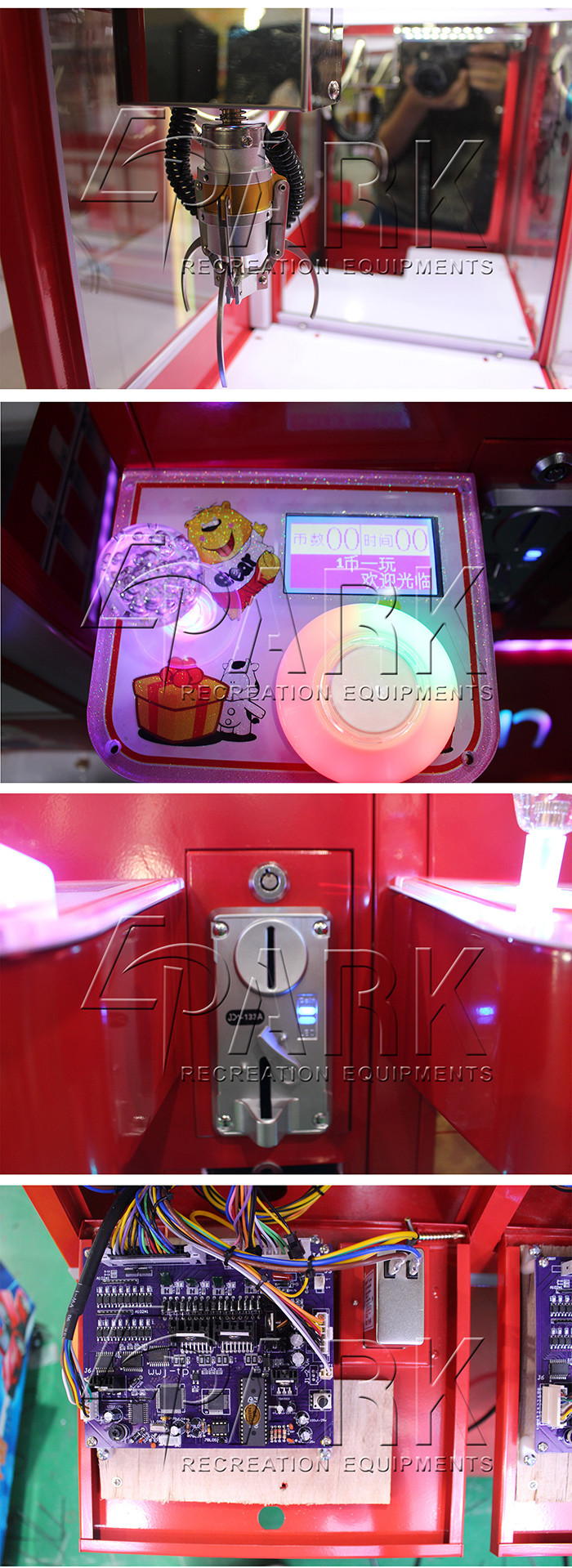 Mini Double Small Toy Gift Vending Crane Game Machine 12 Month Warranty