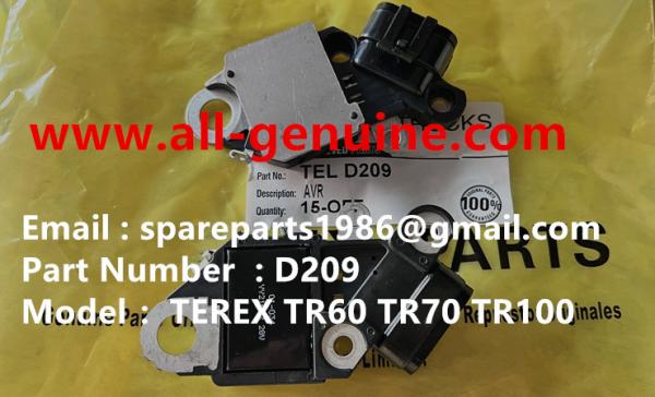 D209 TEREX OFF HIGHWAY NHL MINING DUMP TRUCK TR35 TR50 TR60 TR100 3305B 3305F