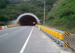 EVA Material Highway Protection Rotating Guardrail Yellow Orange Red Color