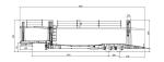 CIMC 2/3 Axle Stainless Steel 8-9 Land Road Car Trailer Semi Utility Flatbed