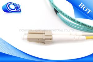 China FTTH 2.0 / 3.0mm SM 9/125 um OM3 Fiber Opitc Cable with LC Connector factory