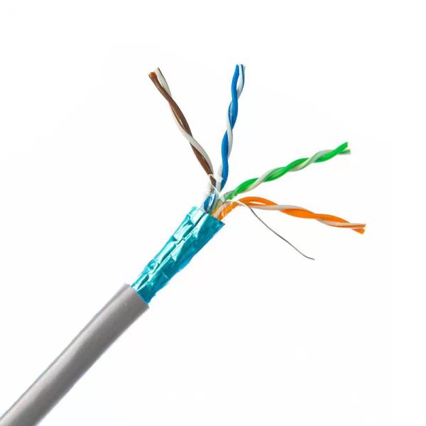 HDPE Copper Shielding Ethernet Lan Cable , DJX Data Cable Cat5e Utp 26awg 4