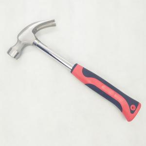 China Most Durable 8OZ Claw Hammers With Steel Pipe Handle Standard Forged Carbon Steel As Materials factory