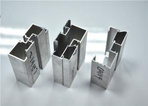 China 6063-T5 Wood Grain Aluminium Interior Door Frame , Aluminum Structural Shapes For Office Room factory