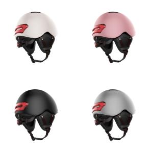 China Smart Bluetooth Riding Helmet EN1078 Hi Tech Bike Helmet With Brake Light factory