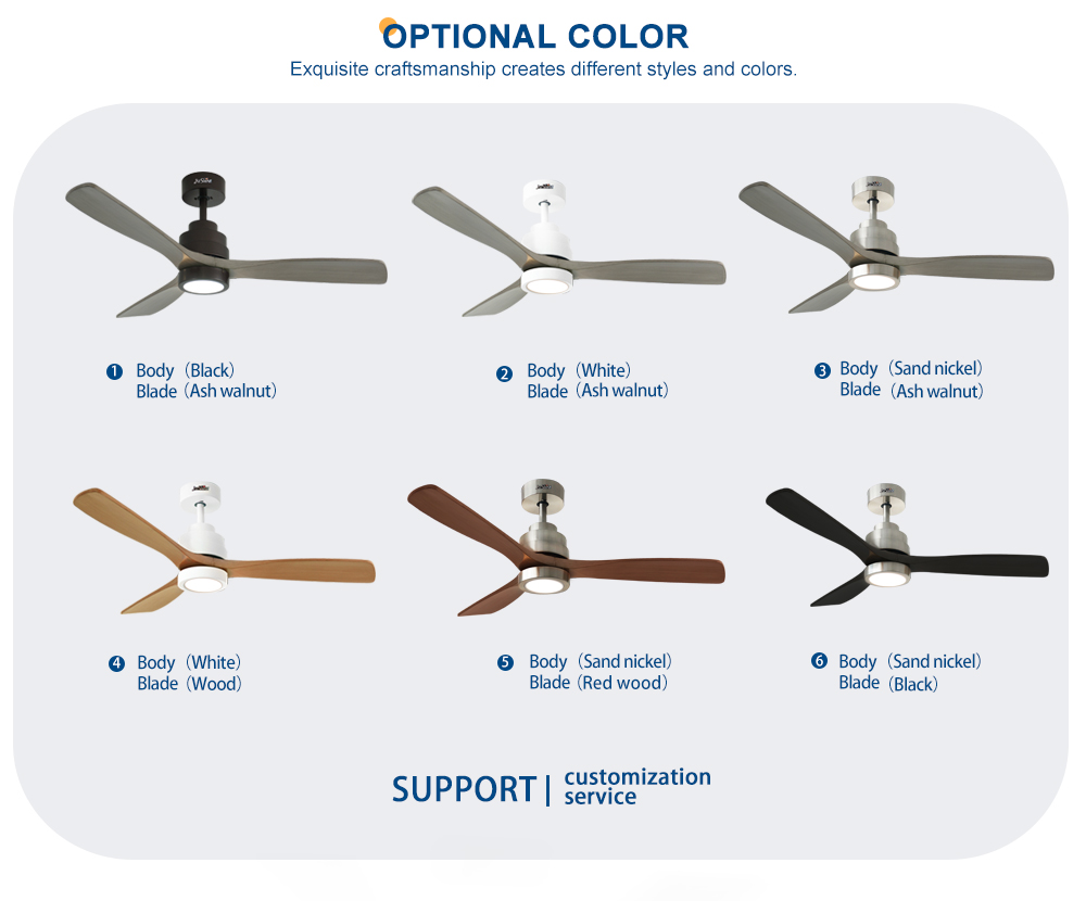 Home Hotel Office 1stshine LED Ceiling Fan with Fancy DC Motor and Silent Remote