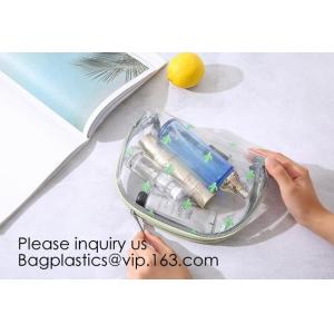 Custom Printing Recycled Soft Pvc Zipper Cosmetic Pouch,Transparent Customer