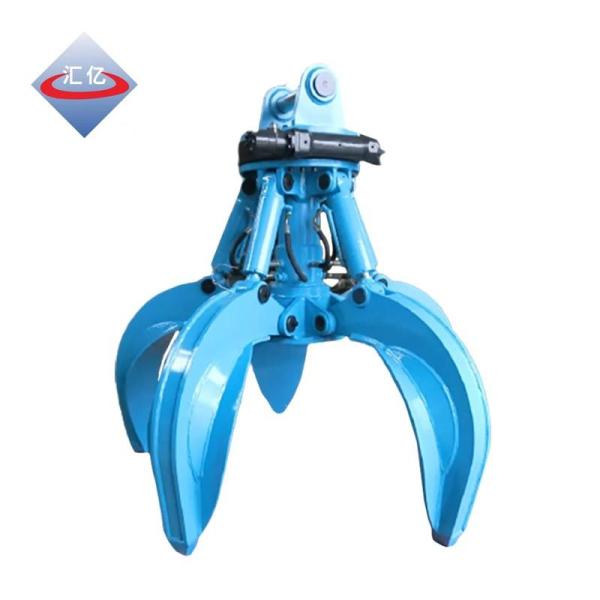 NM 365 Mini Excavator Rotating Grapple 380kg Rotating Grapple Saw For Excavator