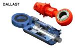 Industrial Equipment Double Acting Hydraulic Ram Piston Chromed Cylinder