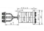 6 Channels Coaxial Radio Frequency Rotary Joint With DC-3GHz And SMA-f