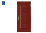 Main Entrance Fireproof Residential Single Iron Front Door