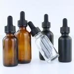 15ml 30ml 60ml 120ml 2oz Glass Amber Essential Oil Bottle Blue Glass Boston