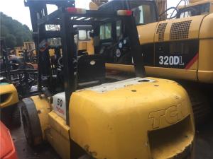 China Used TCM 5T Forklift ISUZU engine with Original Paint factory
