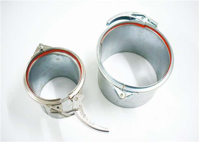 Manual Operation Quick Release Pipe Clamp Gas Transportation Seamless Connection