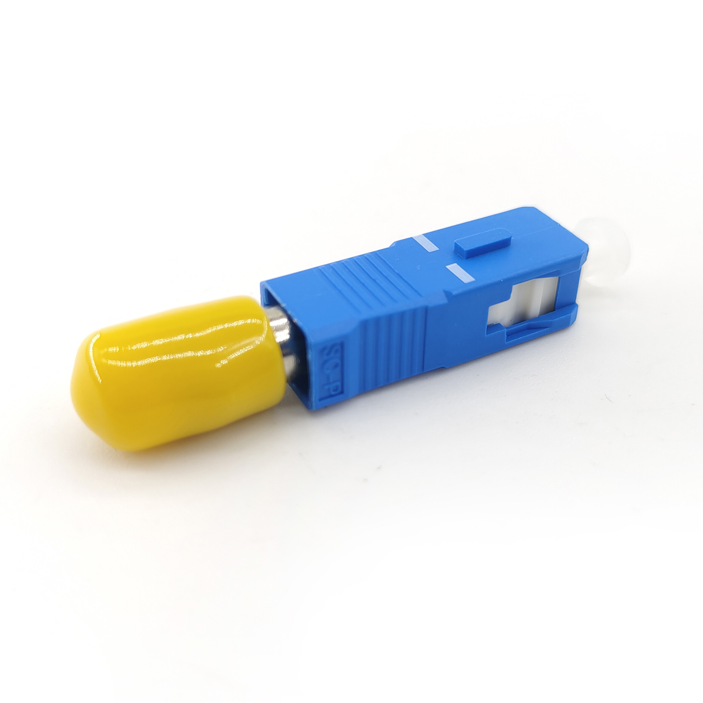 Hybrid Simplex Singlemode Fiber Optical Adapter ST UPC Female To SC UPC Male
