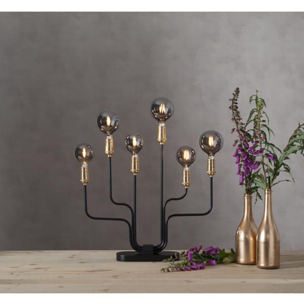 Smoky E26 G125 Led Filament Bulb 360lm 4w 20000h Life Hours Oem Odm Service