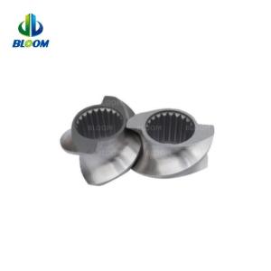 China Customized Manufacturing Plastic Extruder Screw Elements Efficient Barrel W6mo5cr4v2 Material For Twin Screw Extruder factory