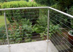 China Corrosion Resistance Stainless Steel Balcony Railing With Different Polishing Processes factory