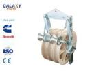 120KN Rated Load Bundle Nylon Wheels Conductor Stringing Blocks