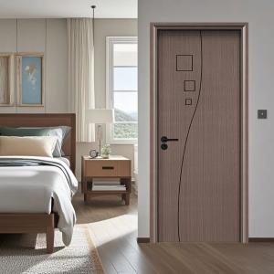China Strong and Durable WPC Hollow Door 100mm Door Frame Width 35Kg/Set Gross Weight Direct factory