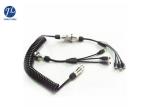 GX16 Aviation Plug Interface Car Reverse Camera Cable With Elasticity Length