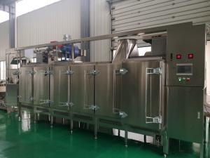 China Multifunctional Continuous 14.6kw Nut Roasting Equipment factory