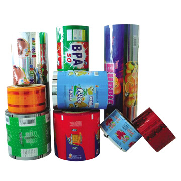 Customized Size Plastic Roll Stock for Nuts Food Candy and Chocolate Bar Packaging