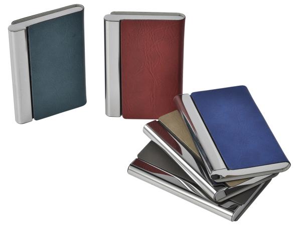 Snap Closure Business Card Holder For Men And Women Rectangular Shape Elegant