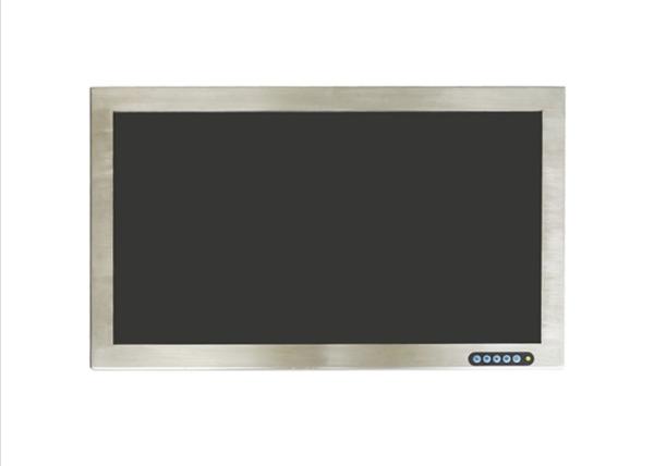 21.5 Inch Stainless Steel Monitor Support Media Player Remote Control 1920*1080