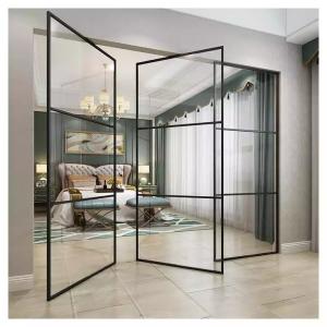 China Aluminum Sliding Door Practical Design New Promotion Glass Interior Doors factory
