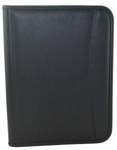 China ODM Nontoxic Business Portfolio Case , Moistureproof Leather A4 Conference Folder factory