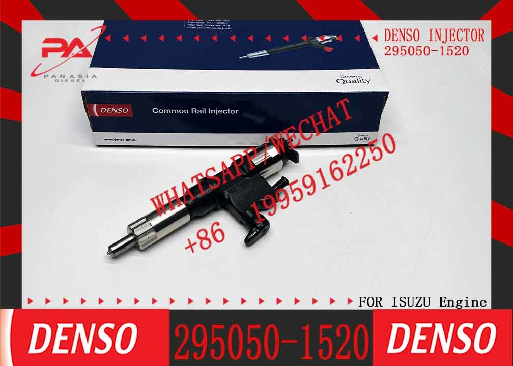 High Quality New Common Rail Injector Diesel Fuel Injector Nozzle Assembly 295050-1520 8-98243863-0 For ISUZU 6HK1 4HK1