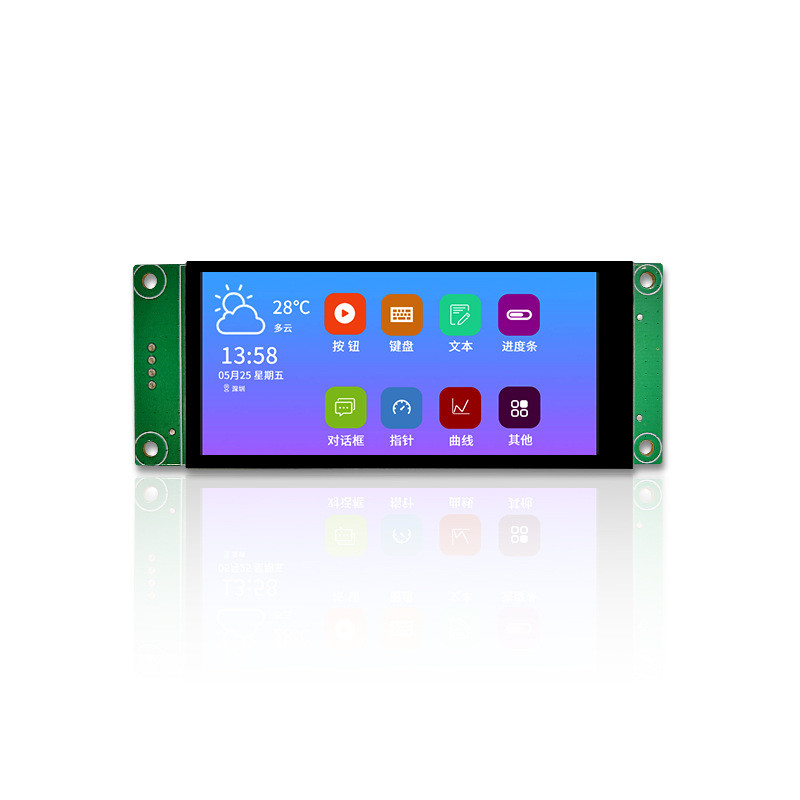3.4 Inch Uart Tft Display 412*960 Resolution, flash capacity 64~128m bytes, 300c/d