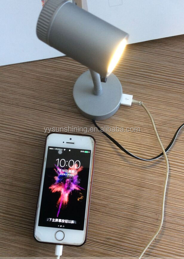 Round Shade Wall Mounted LED Bed Head Car Reading Light with 20000 Hours Working Time