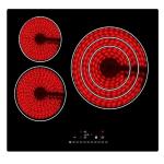 CB Multi Protection 6600w 3 Burner Ceramic Cooktop
