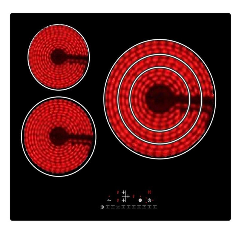6600w ceramic hob ,30cm big cooking burner ceramic hob ,GS,CE,ROHS,ETL,SAA,CB,KC standard ceramic cooktop