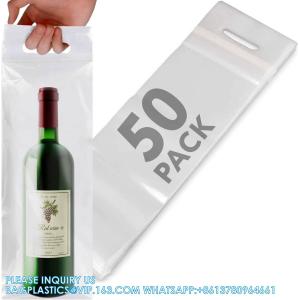 Wine Bags wine package With Handles For Restaurants, Bars, Travel, And Housewarming Gifts Tamper Proof Seal