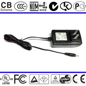 China 15V2A usa ac plug with UL FCC listed AC DC Adapter factory