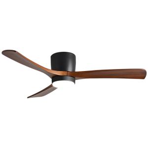 China Model 657 Modern Design Best Sell 3 Solid Wood Blades 42 52 Inches Ceiling Fan with Light factory
