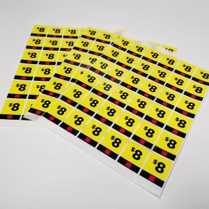 BOPP CMYK Custom Design Labels Glossy Custom Tamper Proof Stickers