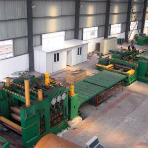China Automatic Steel Coil Slitting Line Uncoiling Leveling Shearing Machine factory