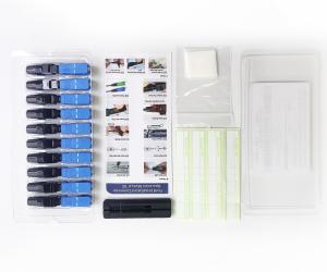 China Viettel FTTH SC UPC Optical Fiber Fast Connector IL 0.3dB Pass 3D Fiber Tension 4N factory