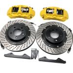 Yellow 6 Pot GT6 Caliper Brake Kit Disc 355x32mm For Toyota Highlander