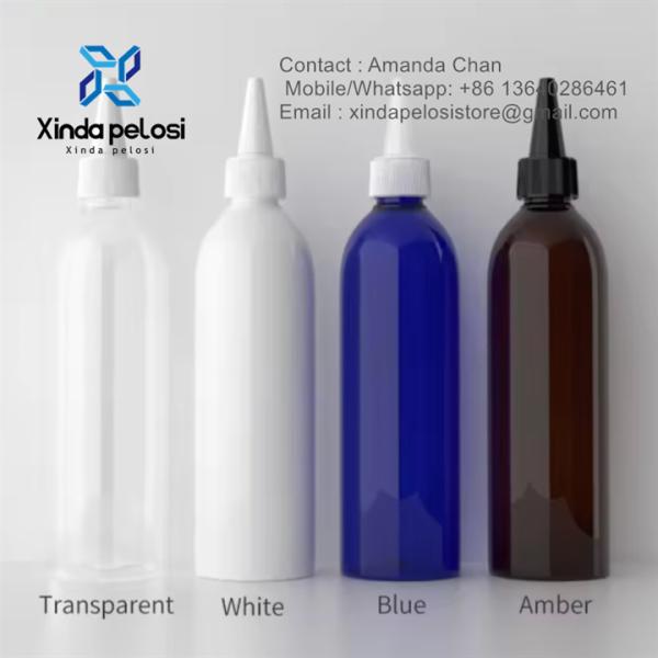 Custom Pointed Tip Cap Plastic Seasoning Bottle Nozzle Ribbed Twist Cap