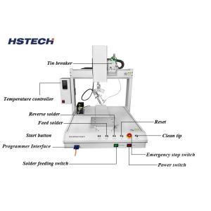 Dual Worktable Manual Programming Robot Soldering System with Swtiching