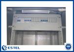 1500W 32U Weatherproof Outdoor Telecom Cabinet Galvanized Floor Mount